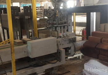 耐火磚全自動生產線——自動檢測、碼垛客戶現場